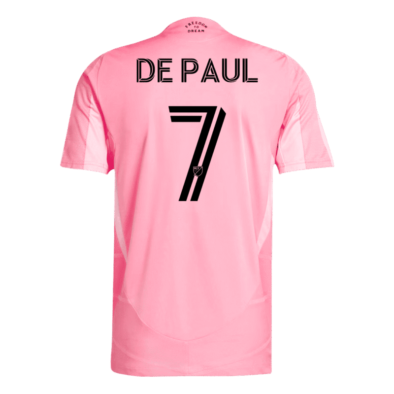 DE PAUL #7 Inter Miami CF Home Authentic Soccer Jersey 2025