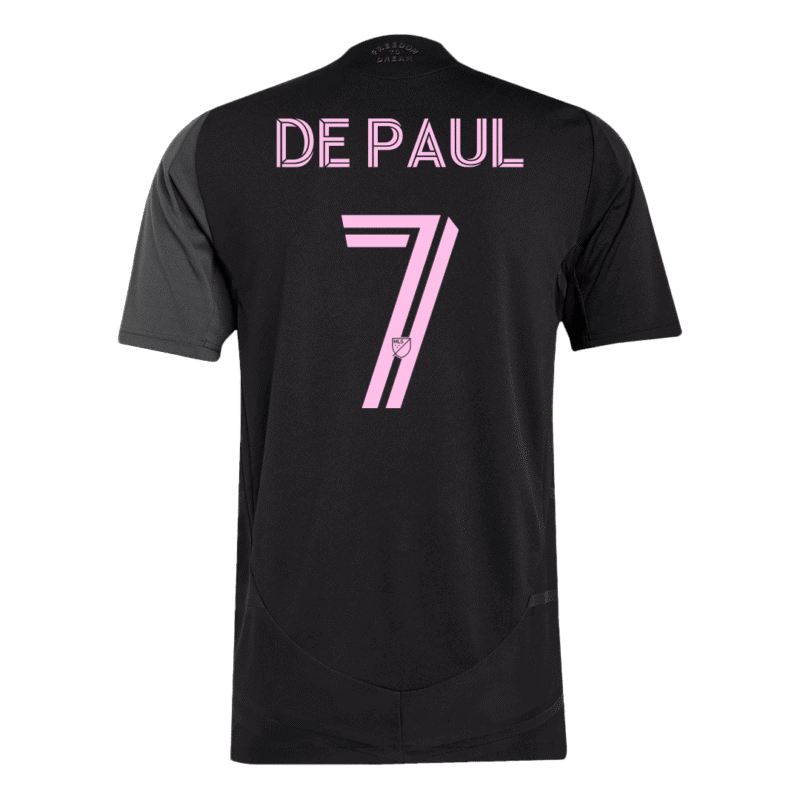 DE PAUL #7 Inter Miami CF Away Authentic Soccer Jersey 2025