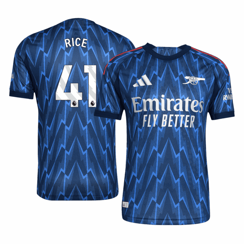 RICE #41 Inter Miami CF Away Authentic Soccer Jersey 2025/26