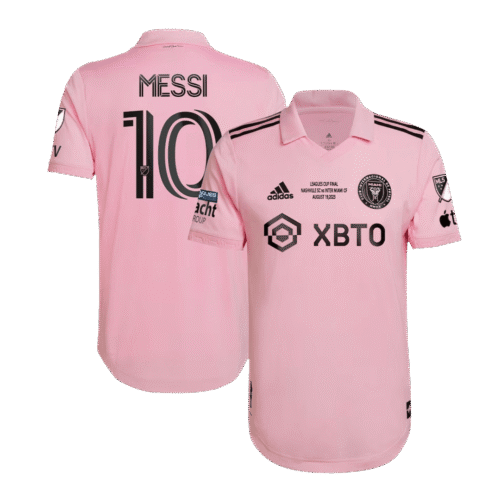 MESSI #10 Inter Miami CF Home Authentic Soccer Jersey 2023 - Leagues Cup Final