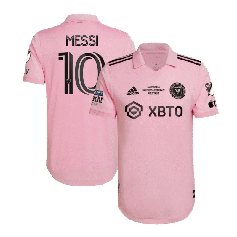MESSI #10 Inter Miami CF Home Authentic Soccer Jersey 2023 - Leagues Cup Final