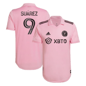SUÁREZ #9 Inter Miami CF Home Authentic Soccer Jersey 2022