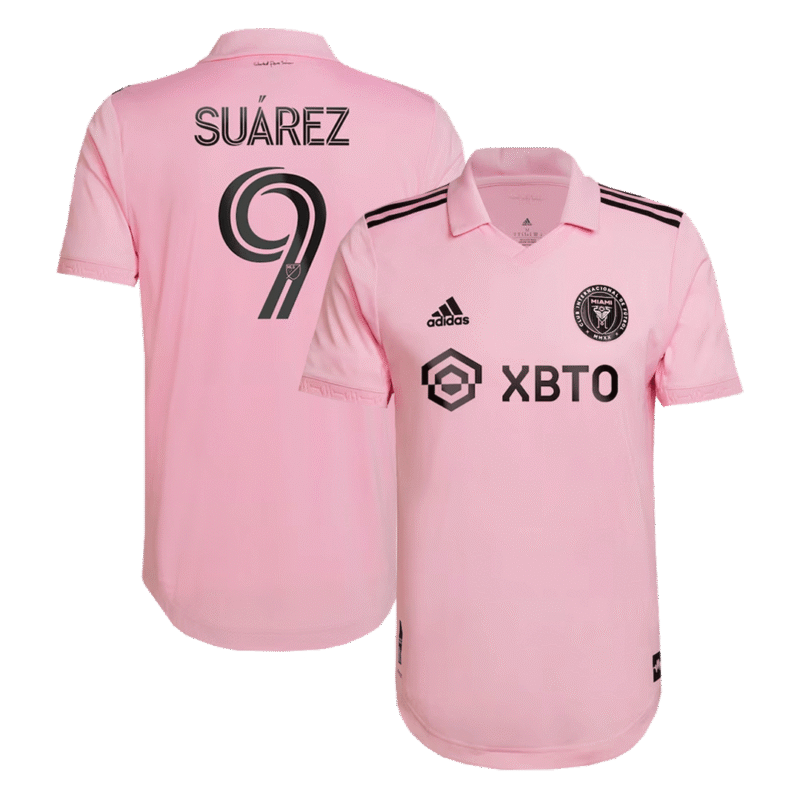 SUÁREZ #9 Inter Miami CF Home Authentic Soccer Jersey 2022