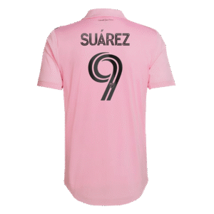 SUÁREZ #9 Inter Miami CF Home Authentic Soccer Jersey 2022