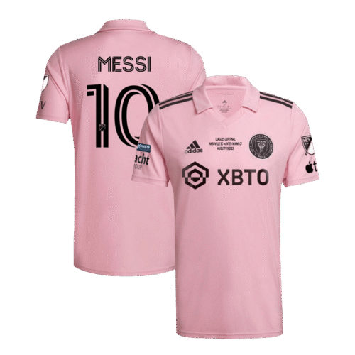 MESSI #10 Inter Miami CF Home Soccer Jersey 2023 - Leagues Cup Final
