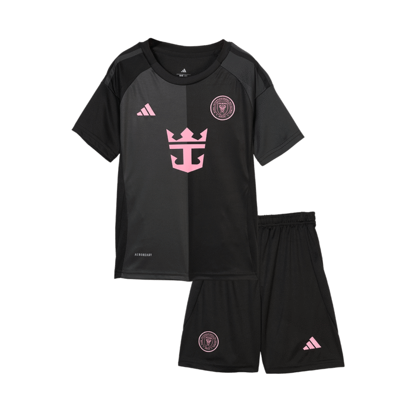 Kid's Inter Miami CF Away Soccer Jersey Kit(Jersey+Shorts) 2025