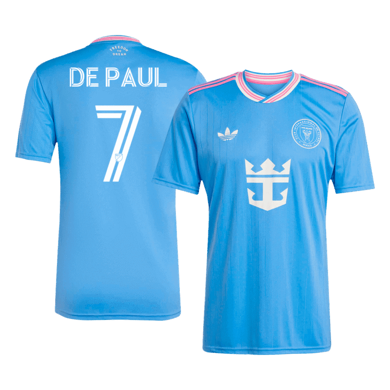 DE PAUL #7 Inter Miami CF Third Away Soccer Jersey 2025