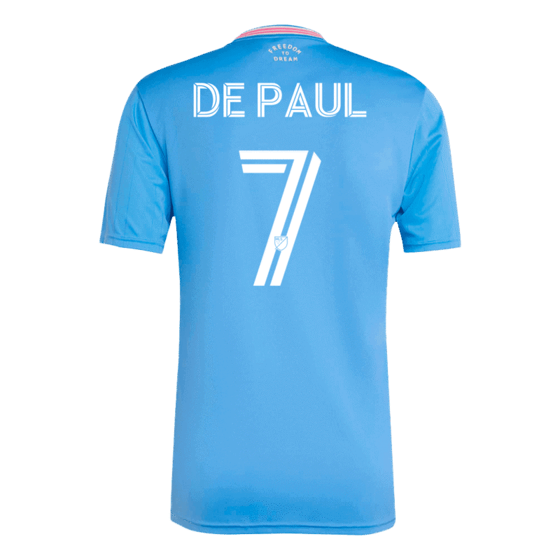 DE PAUL #7 Inter Miami CF Third Away Soccer Jersey 2025