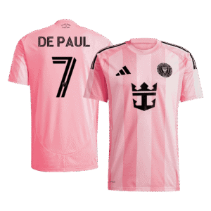 DE PAUL #7 Inter Miami CF Home Soccer Jersey 2025