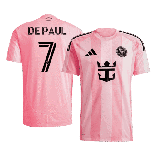 DE PAUL #7 Inter Miami CF Home Soccer Jersey 2025