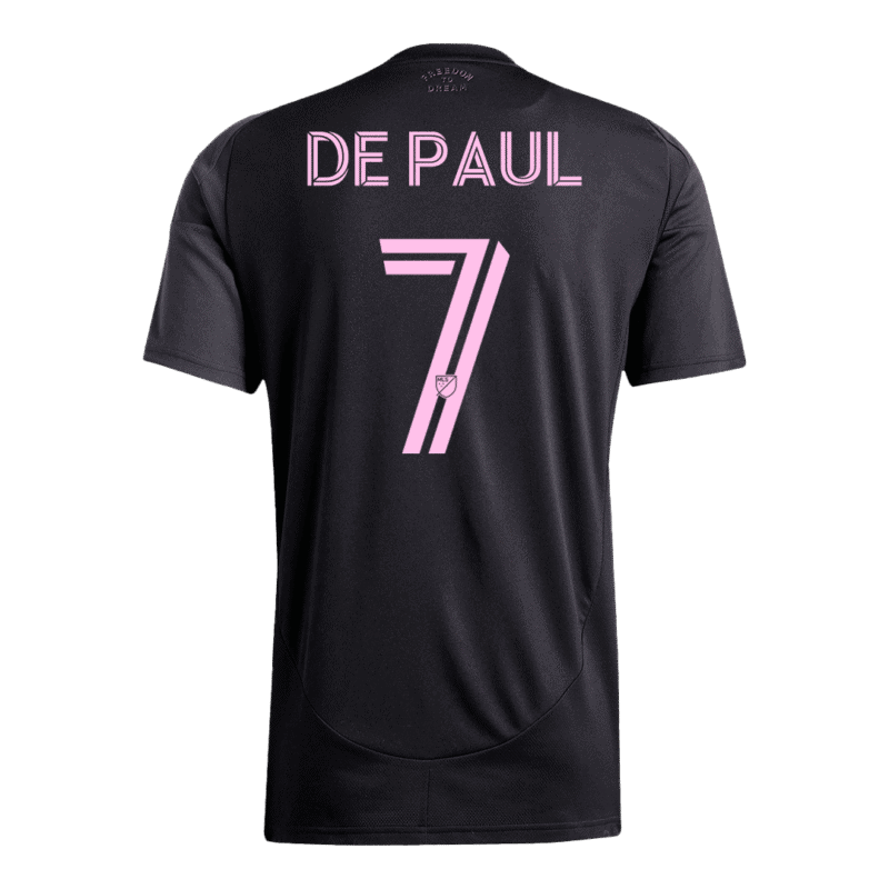 DE PAUL #7 Inter Miami CF Away Soccer Jersey 2025