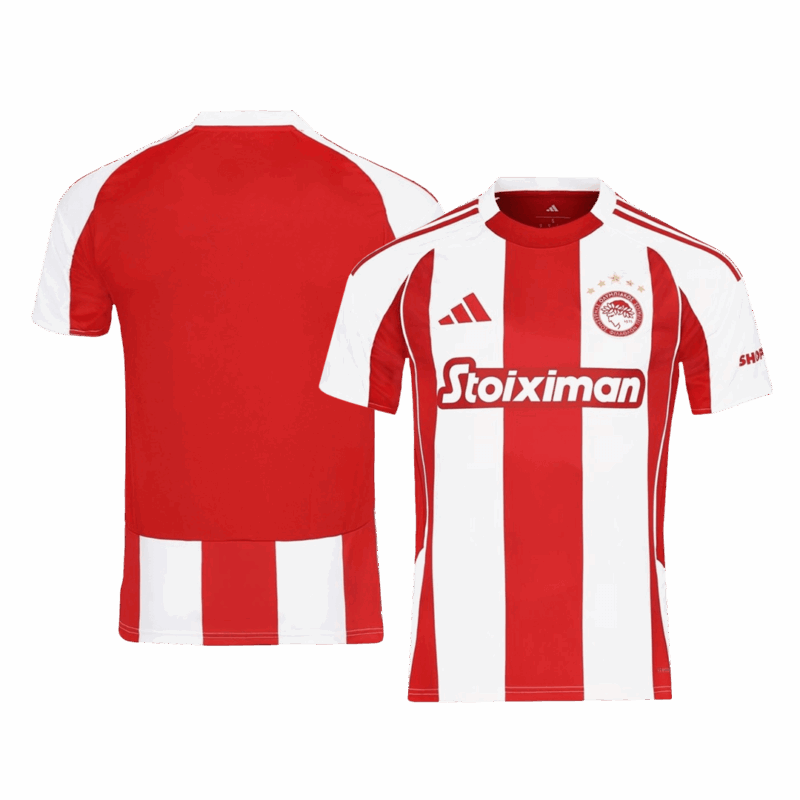 603271_3 Olympiacos Home Soccer Jersey 2025/26