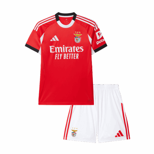 Benfica Home Kids Soccer Jerseys Kit 2025/26