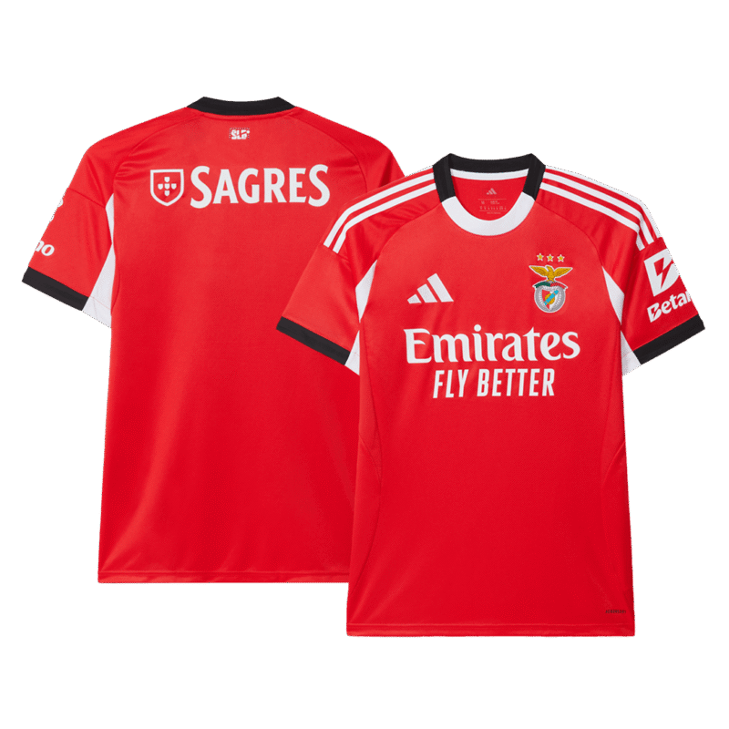 Benfica Home Soccer Jersey 2025/26