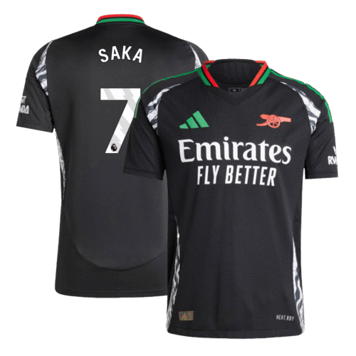 SAKA #7 Arsenal Away Authentic Soccer Jersey 2024/25