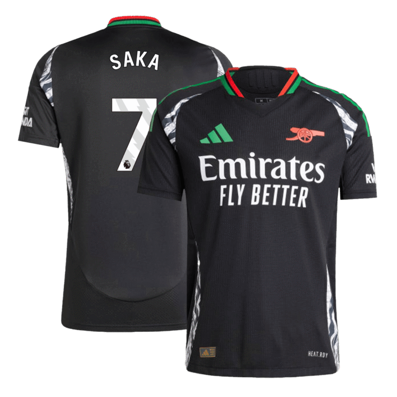 SAKA #7 Arsenal Away Authentic Soccer Jersey 2024/25