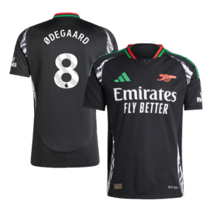 ØDEGAARD #8 Arsenal Away Authentic Soccer Jersey 2024/25