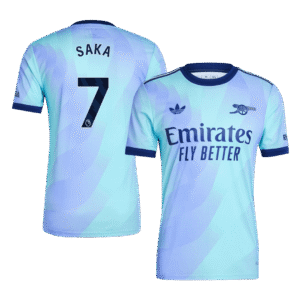 SAKA #7 Arsenal Third Away Authentic Soccer Jersey 2024/25