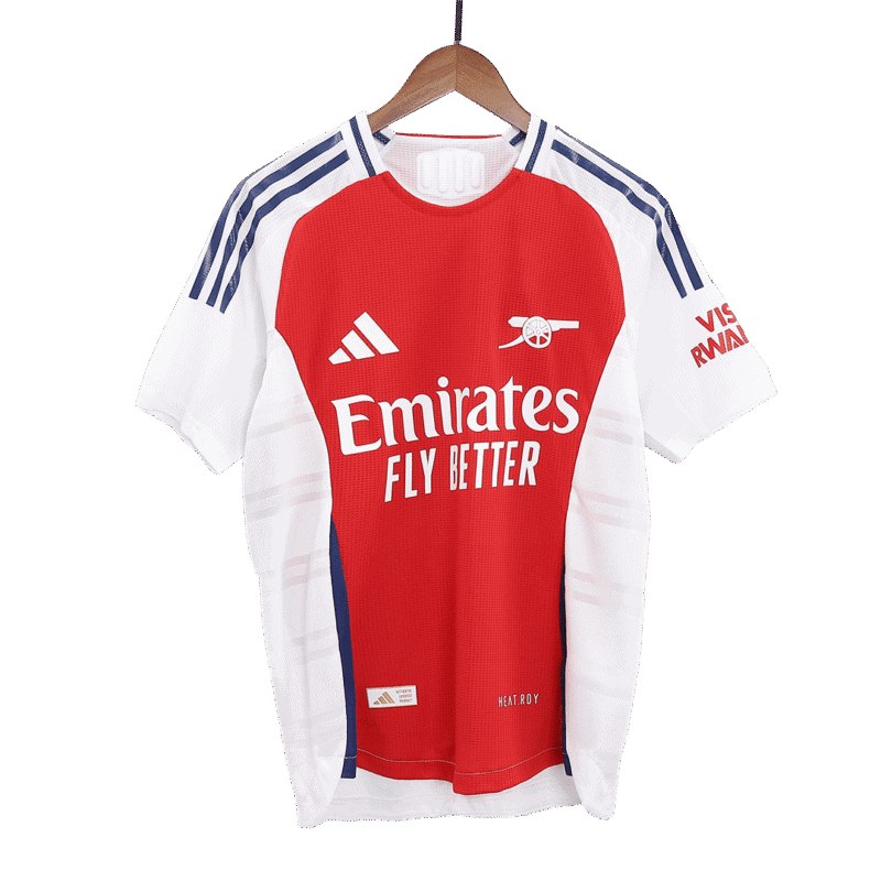 RICE #41 Arsenal Home Authentic Soccer Jersey 2024/25