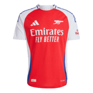 RICE #41 Arsenal Home Authentic Soccer Jersey 2024/25 - UCL