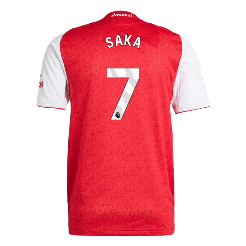 SAKA #7 Arsenal Home Authentic Soccer Jersey 2025/26