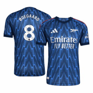 ØDEGAARD #8 Arsenal Away Authentic Soccer Jersey 2025/26