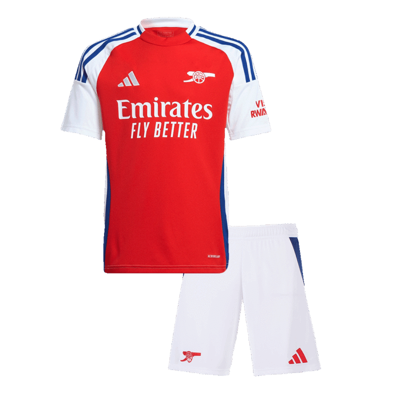 Arsenal Home Kids Soccer Jerseys Kit 2024/25