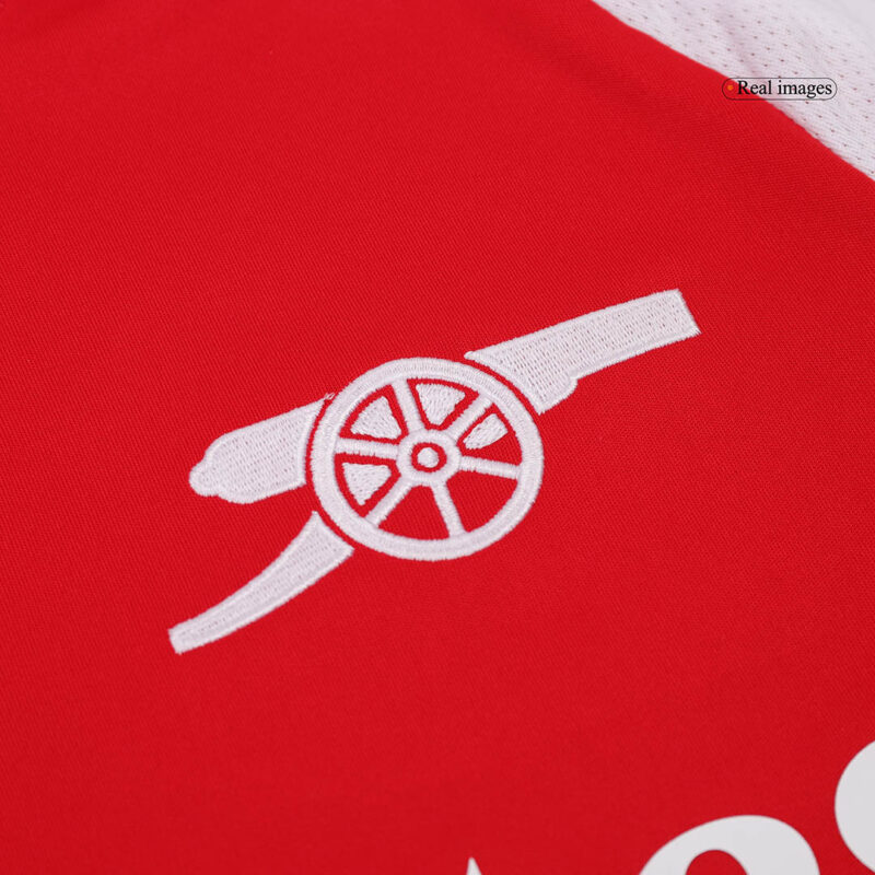 SALIBA #2 Arsenal Home Soccer Jersey 2024/25