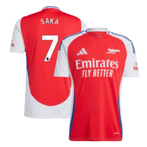SAKA #7 Arsenal Home Soccer Jersey 2024/25