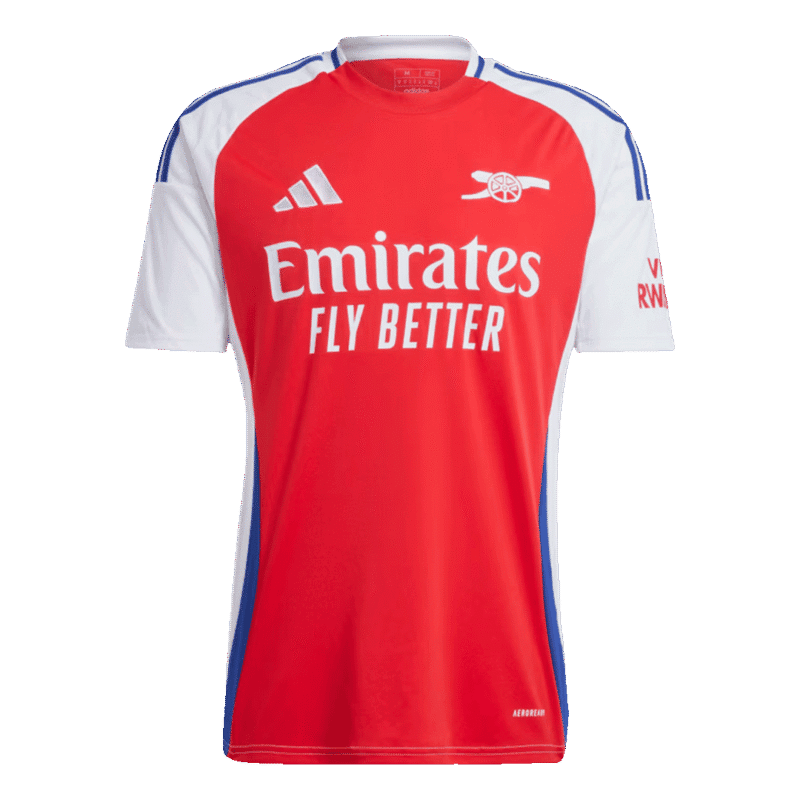 RICE #41 Arsenal Home Soccer Jersey 2024/25 - UCL