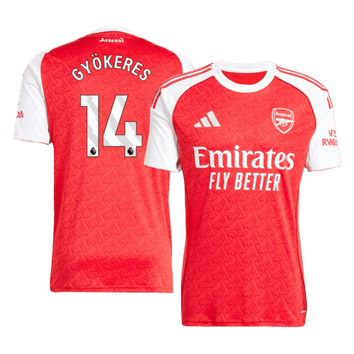 GYÖKERES #14 Arsenal Home Soccer Jersey 2025/26