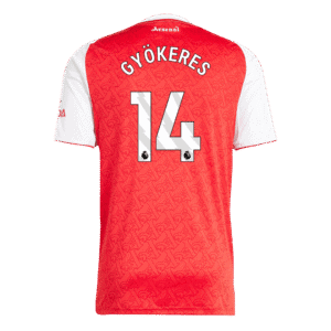 GYÖKERES #14 Arsenal Home Soccer Jersey 2025/26