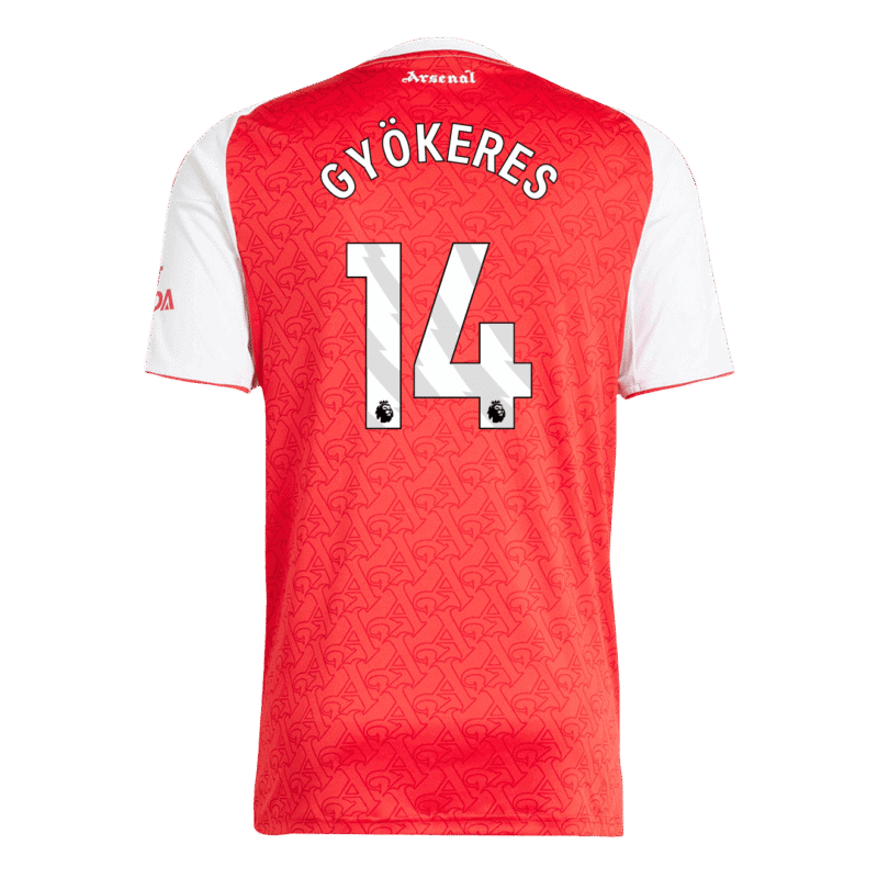 GYÖKERES #14 Arsenal Home Soccer Jersey 2025/26