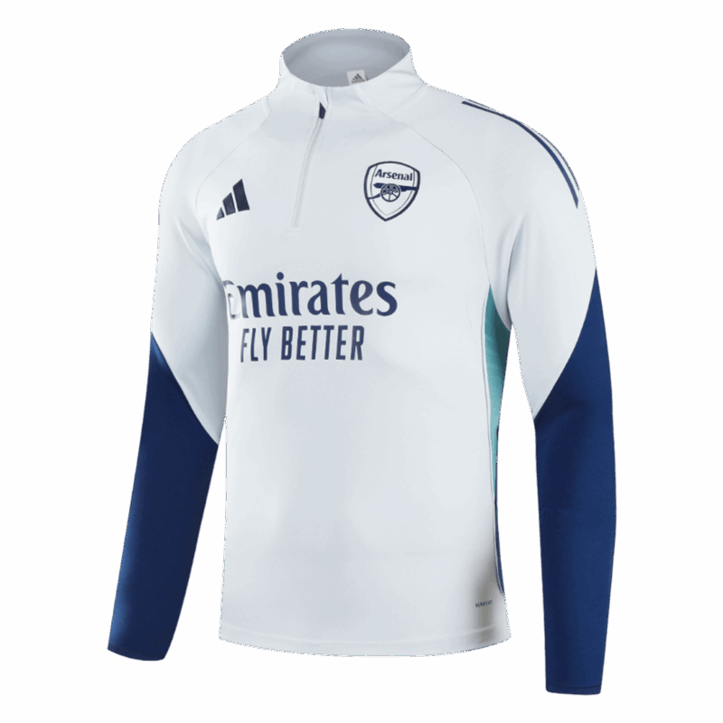 Kid's Arsenal Zipper Sweatshirt Kit(Top+Pants) 25/26 White