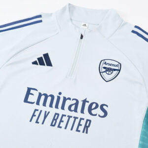 Kid's Arsenal Zipper Sweatshirt Kit(Top+Pants) 25/26 White