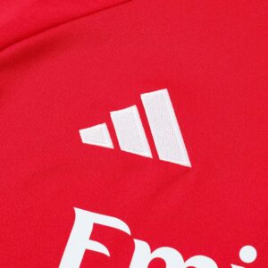 Kid's Arsenal Zipper Sweatshirt Kit(Top+Pants) 25/26 Red