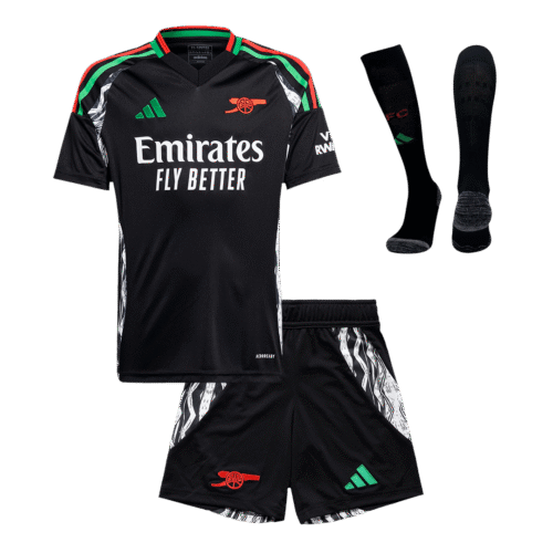 Arsenal Away Kids Soccer Jerseys Full Kit 2024/25