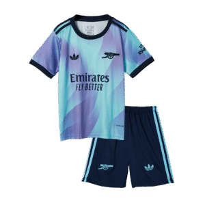 Arsenal Third Away Kids Soccer Jerseys Kit 2024/25