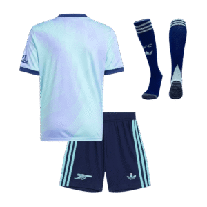 Arsenal Third Away Kids Soccer Jerseys Full Kit 2024/25