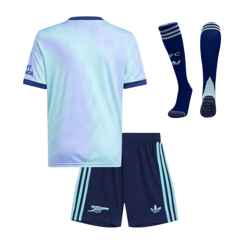 Arsenal Third Away Kids Soccer Jerseys Full Kit 2024/25