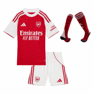 Arsenal Home Kids Soccer Jerseys Full Kit 2025/26