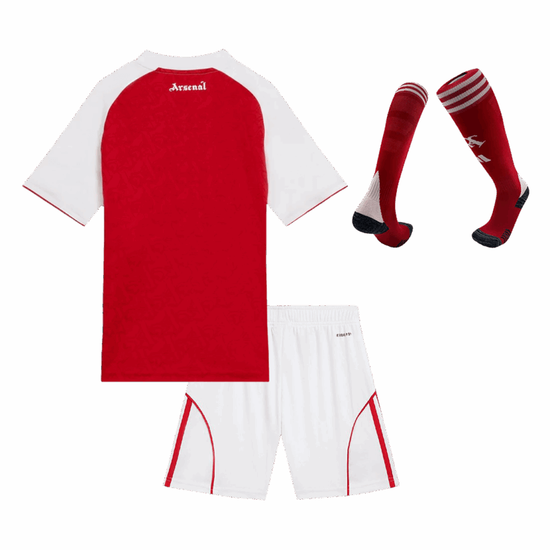 Arsenal Home Kids Soccer Jerseys Full Kit 2025/26