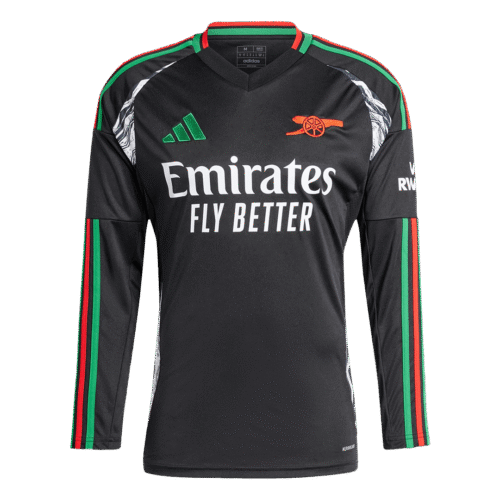Arsenal Away Long Sleeve Soccer Jersey 2024/25