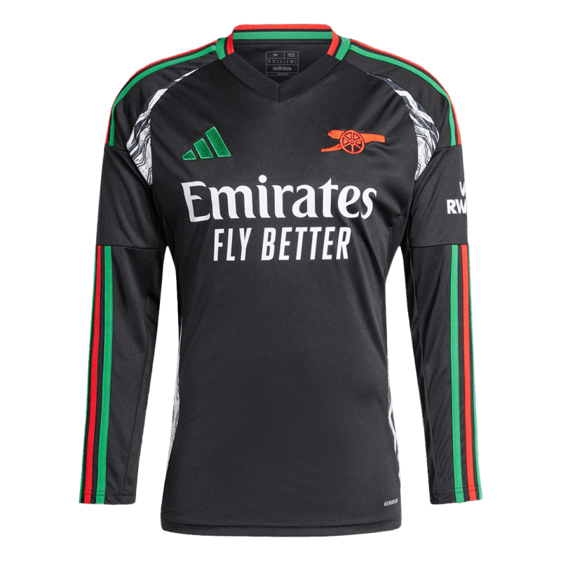 Arsenal Away Long Sleeve Soccer Jersey 2024/25