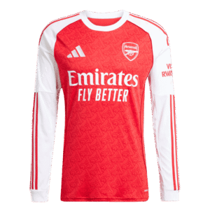 Arsenal Home Long Sleeve Soccer Jersey 2025/26