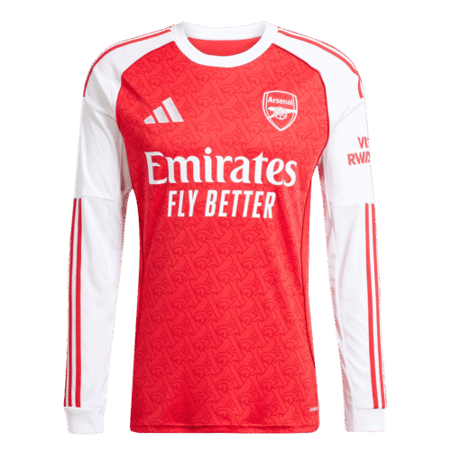 Arsenal Home Long Sleeve Soccer Jersey 2025/26