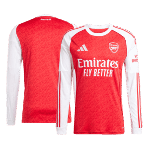 Arsenal Home Long Sleeve Soccer Jersey 2025/26