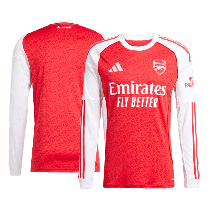 Arsenal Home Long Sleeve Soccer Jersey 2025/26
