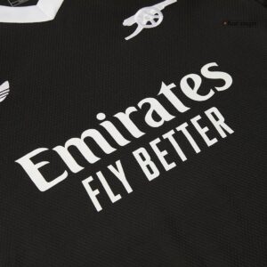 Arsenal Third Away Goalkeeper Soccer Jersey 2024/25 Black