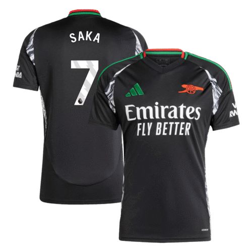 SAKA #7 Arsenal Away Soccer Jersey 2024/25